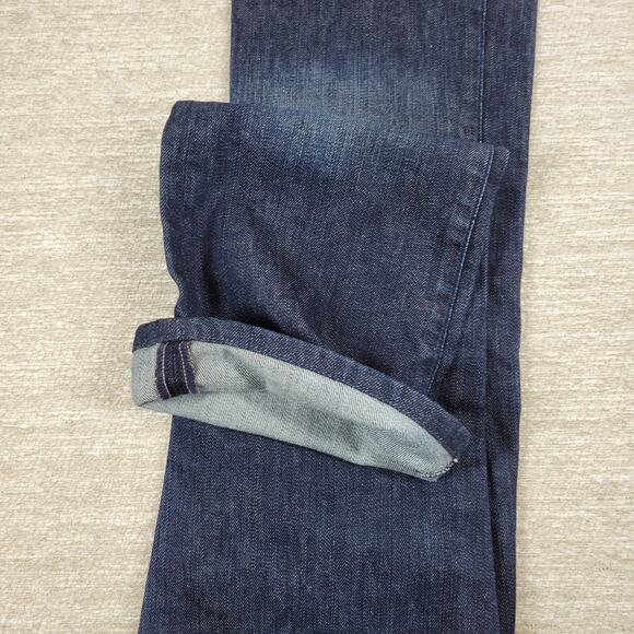 VTG Paige Laurel Canyon Jeans Womens 28x29 Blue‎ Low Rise Stretch Bootcut Y2K - Picture 11 of 15